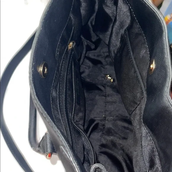 Michael Kors Black and Gold Structured Tote - Picture 8 of 8